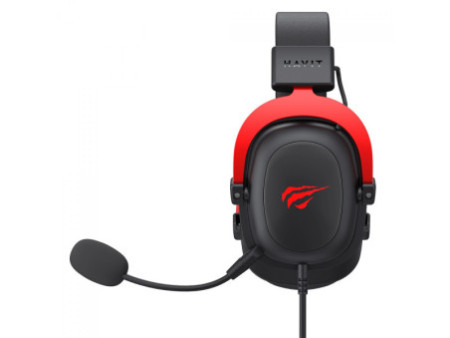 Headset Gamer Havit, 3.5mm, Drivers de 53mm, Múltiplas Plataformas, Black/Red, HV-H2002D