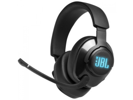 Headset Gamer JBL Quantum 400, RGB, Drivers de 50mm, Preto, JBLQUANTUM400BLK