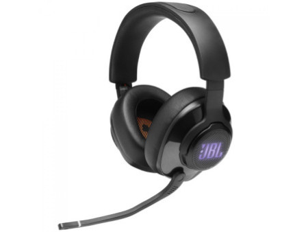 Headset Gamer JBL Quantum 400, RGB, Drivers de 50mm, Preto, JBLQUANTUM400BLK