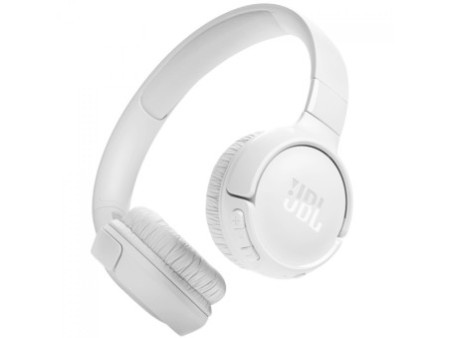 Headphone JBL Tune 520BT, Bluetooth, Drivers De 33mm, Pure Bass, Branco, JBLT520BTWHT