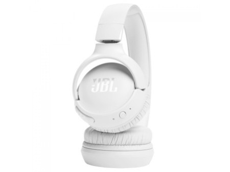 Headphone JBL Tune 520BT, Bluetooth, Drivers De 33mm, Pure Bass, Branco, JBLT520BTWHT