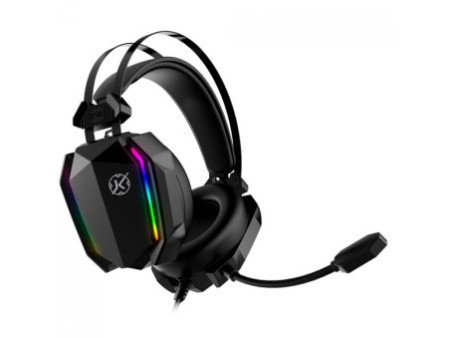 Headset Gamer Kalkan Hugin, USB+3.5mm, RGB, Drivers de 50mm, Preto, KLK00021