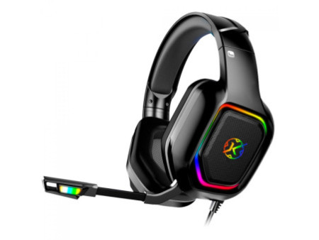 Headset Gamer Kalkan Magni, RGB, Drivers de 50mm, 7.1 Virtual Surround, Preto, KLK00023