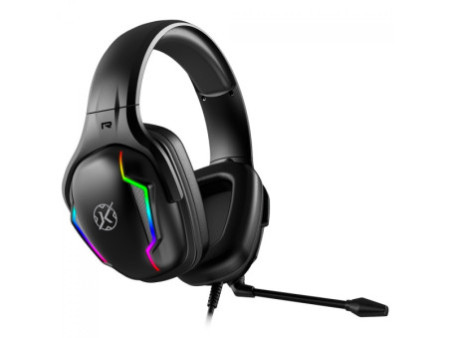 Headset Gamer Kalkan Munin, RGB, Drivers de 50mm, 7.1 Virtual Surround, Preto, KLK00022