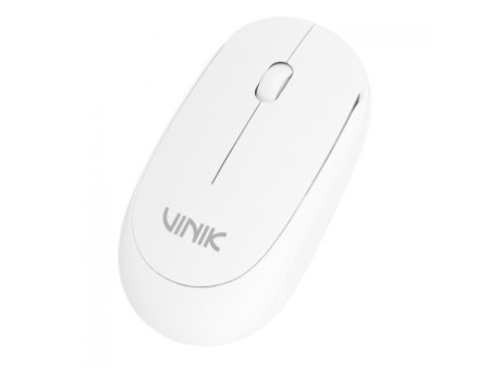 Mouse Vinik Feather VF120, Wireless, 1200 DPI, 3 Botões, Branco