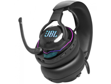 Headset Gamer JBL Quantum 910, Wireless, RGB, Drivers de 50mm, Cancelamento de Ruído, Preto, JBLQ910WLBLK