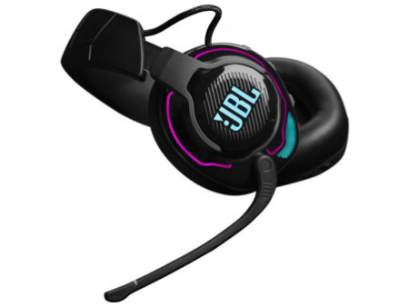 Headset Gamer JBL Quantum 910, Wireless, RGB, Drivers de 50mm, Cancelamento de Ruído, Preto, JBLQ910WLBLK