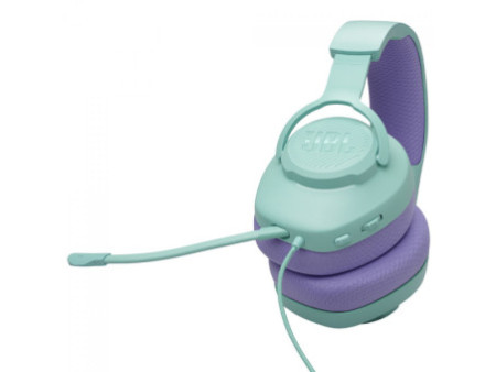 Headset Gamer JBL Quantum 100 M2, Drivers de 40mm, Ciano e Lilás, LQTUM100M2CYN