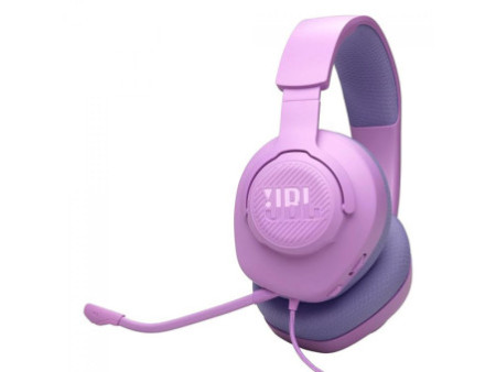 Headset Gamer JBL Quantum 100 M2, Drivers de 40mm, Rosa, JBLQTUM100M2PUR