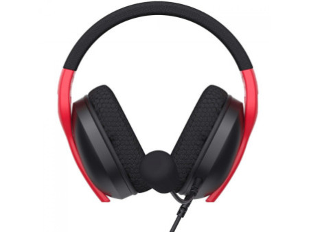 Headset Gamer Havit Fuxi-H5d, 3.5mm, Drivers de 50mm, Preto e Vermelho