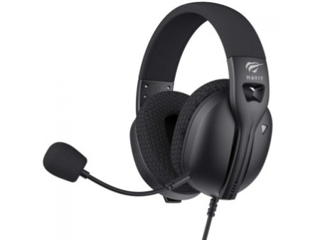 Headset Gamer Havit Fuxi-H5d Black, 3.5mm, Drivers de 50mm, Preto