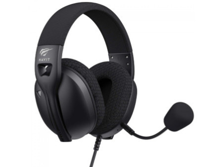 Headset Gamer Havit Fuxi-H5d Black, 3.5mm, Drivers de 50mm, Preto