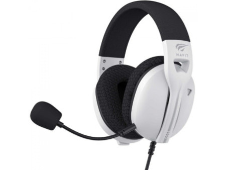 Headset Gamer Havit Fuxi-H5d White, 3.5mm, Drivers de 50mm, Branco