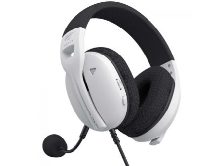 Headset Gamer Havit Fuxi-H5d White, 3.5mm, Drivers de 50mm, Branco