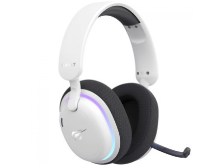 Headset Gamer Havit Fuxi-H7, Wireless, Bluetooth, RGB, Drivers de 40mm, Branco