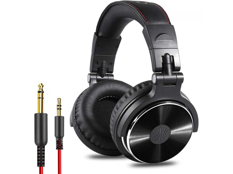 Headphone Profissional OneOdio Studio DJ PRO 10, Drivers De 50mm, 3.5mm/6.3mm, Preto