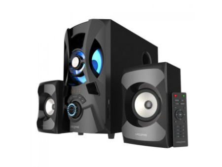 Caixa De Som Creative SBS E2900 2.1 Powerful, Bluetooth/USB/3.5mm, Black, Com Controle Remoto, 51MF0490AA001
