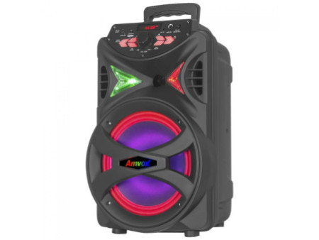 Caixa de Som Amplificada Amvox ACA 255 Hit, Bluetooth, 255W, Múltiplas Conexões, Preto, ACA255