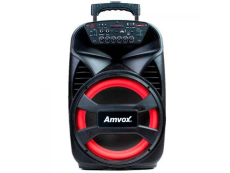 Caixa de Som Amplificada Amvox ACA 480 Viper II, Bluetooth, 480W, Múltiplas Conexões, Preto, ACA480