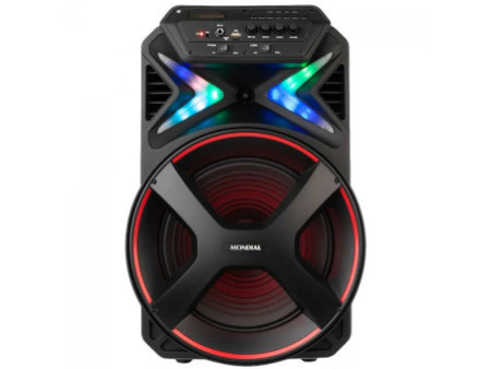 Caixa de Som Amplificada Mondial Connect Lights, Bluetooth, 400W, Múltiplas Conexões, Preto, CM-400
