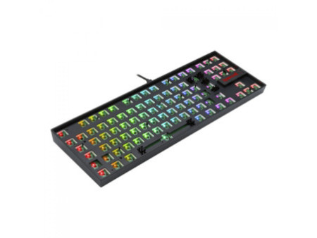 Base Para Teclado Mecânico Gamer Kumara-Barebone, RGB, Black, RD-BBK552