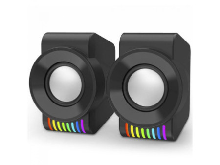 Caixa de Som Redragon Kage GS514, RGB, USB/3.5mm, Estéreo 2.0, Preto