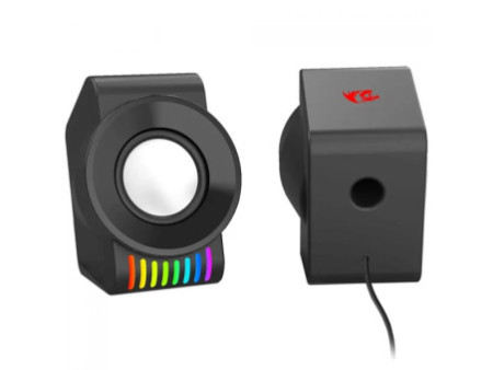 Caixa de Som Redragon Kage GS514, RGB, USB/3.5mm, Estéreo 2.0, Preto