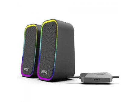 Caixa de Som Marvo SG-285 Havoc20 BK, RGB, Preto