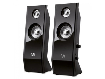 Caixa de Som Multilaser 2.0, 8W RMS, P2, Black, SP091