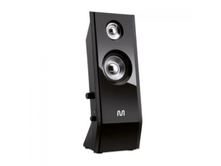 Caixa de Som Multilaser 2.0, 8W RMS, P2, Black, SP091