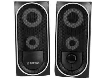 Caixa de Som Multimídia Fortrek Black Hawk, RGB, USB/3.5mm, Preto, 73403