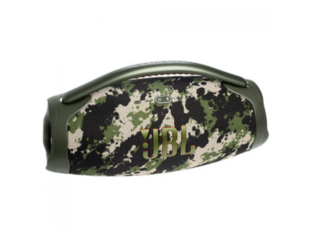 Caixa De Som JBL Boombox 3 Squad, Bluetooth, Verde, JBLBOOMBOX3SQUADBR