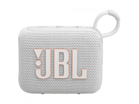 Caixa De Som JBL Go 4, Bluetooth, Branca, JBLGO4WHT