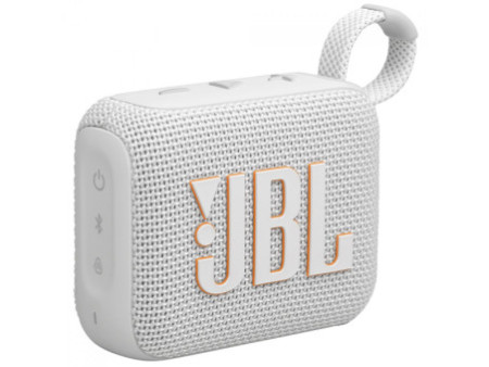 Caixa De Som JBL Go 4, Bluetooth, Branca, JBLGO4WHT