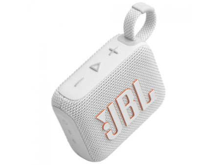 Caixa De Som JBL Go 4, Bluetooth, Branca, JBLGO4WHT