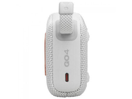 Caixa De Som JBL Go 4, Bluetooth, Branca, JBLGO4WHT