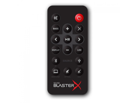 Caixa De Som Creative Sound Blaster X Katana Customizable, 7.1 Virtual Surround , Bluetooth/USB/3.5mm, Black, 51MF8245AA000