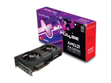 Placa de Vídeo Sapphire Pulse AMD Radeon RX 9070 Gaming, 16GB, GDDR6, FSR, Ray Tracing, 11349-03-20G