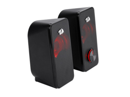 Caixa de Som Gamer Redragon Stentor 2.0, 2x5W, 3.5Mm, Estéreo, Led RED, GS500