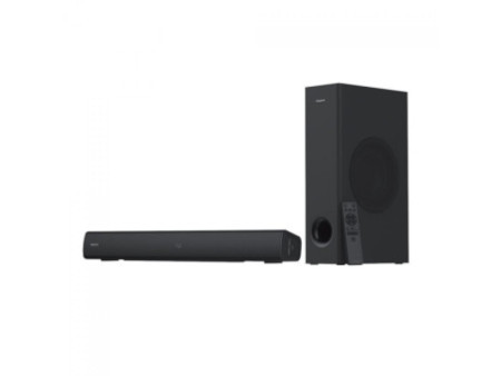 Soundbar Creative Stage V2, 2.1, USB/Bluetooth 5.0, Black, Com Controle Remoto, 51MF8375AA001