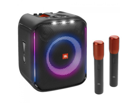 Caixa De Som JBL PartyBox Encore, Com 2 Microfones, Bluetooth, 100W, Preto, JBLPBENCORE2MICBR