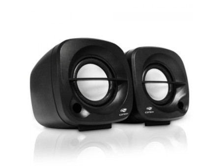 Caixa De Som C3Tech Speaker 2.0, USB/3.5mm, Preto, SP-303BK