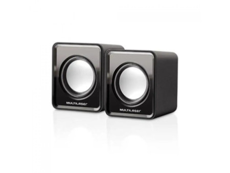 Caixa de Som Multilaser, 3W, USB, Preto, SP144
