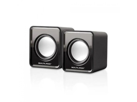 Caixa de Som Multilaser, 3W, USB, Preto, SP144