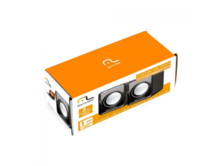 Caixa de Som Multilaser, 3W, USB, Preto, SP144