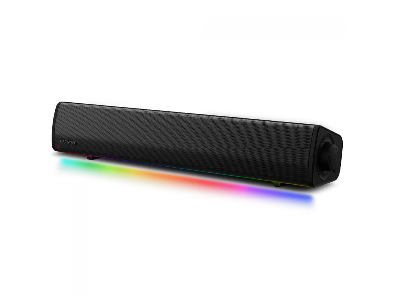 Caixa De Som Creative Sound Blaster GS3 SoundBar, RGB, 24W, USB/Bluetooth/P2, Black, 51MF8465AA000 Caixa De Som Creative Sound Blaster GS3 SoundBar, RGB, 24W, USB/Bluetooth/P2, Black, 51MF8465AA000