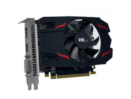 Placa De Vídeo VXpro Radeon RX 560, 4GB, GDDR5, Preto