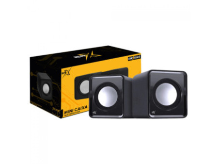 Caixa de Som BRX, USB, 5W RMS, Black, 51055400