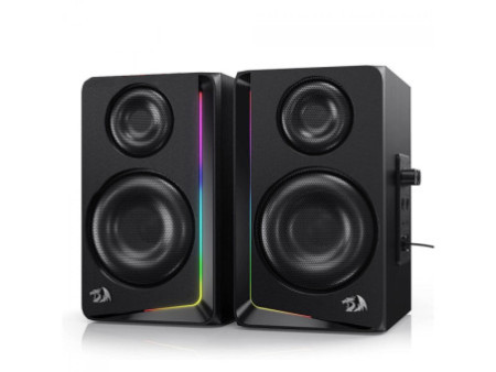 Caixa de Som Gamer Redragon Andante GS812, RGB, Stereo 2.0, USB, 3.5mm/Bluetooth, Black