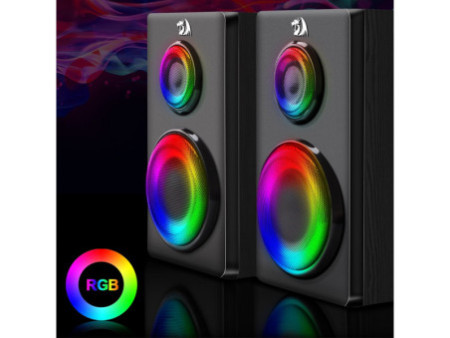 Caixa de Som Gamer Redragon Orchestra GS811, RGB, Stereo 2.0, USB, 3.5mm/Bluetooth, Black